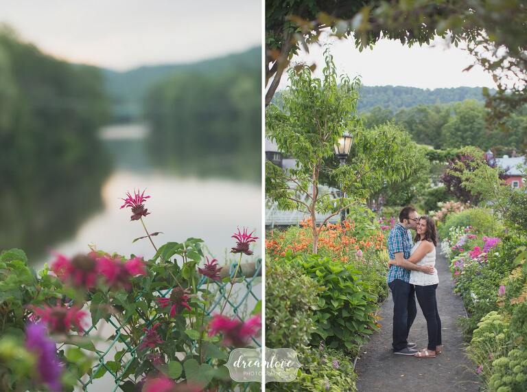 Based in Western Mass, we are wedding photographers who love places like the Bridge of Flowers in Shelburne Falls.
