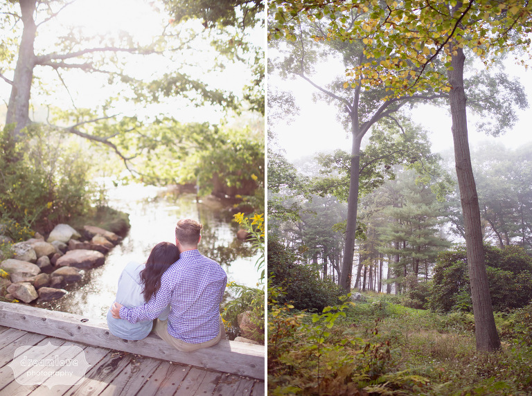 Anthropologie style engagement photos in Gloucester, MA.