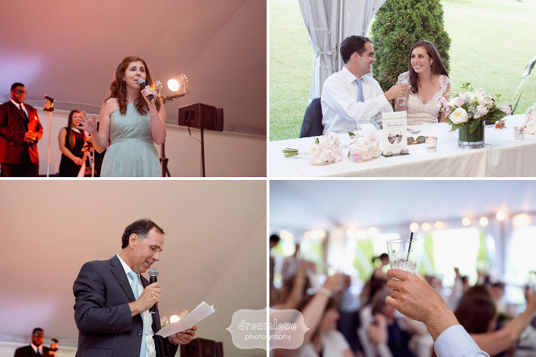 Candid moments during the speeches at the Hildene in VT.