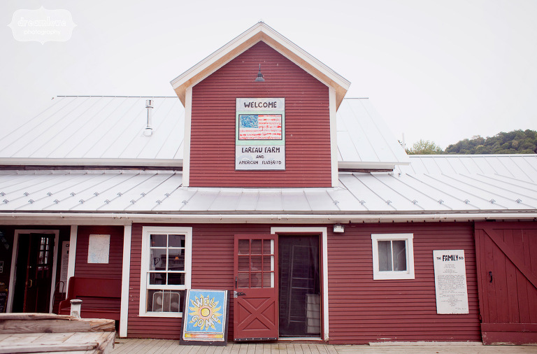 An exterior photograph of the Lareau Farm in & American Flatbread in Waitsfield, VT. 