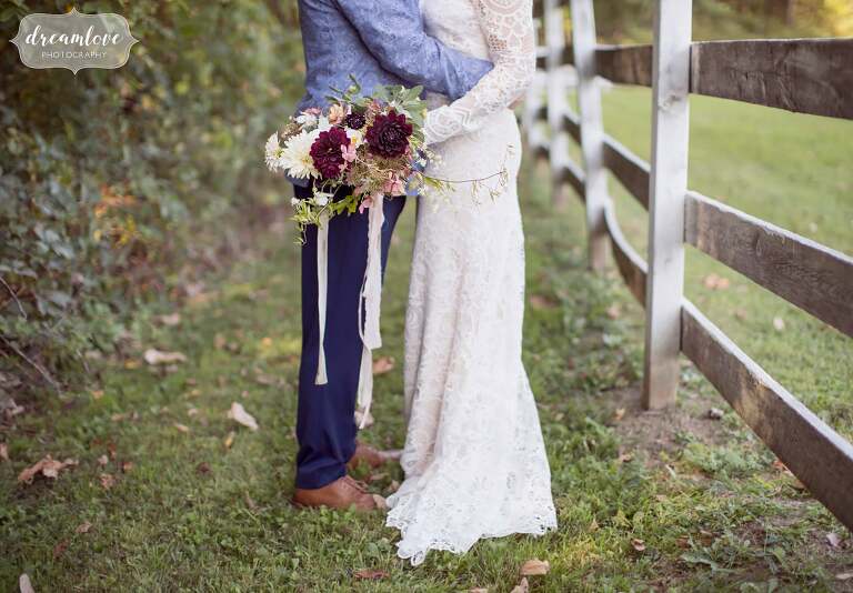 Anthropologie style wedding photography of this September wedding at the Barn at Liberty Farms in upstate NY.