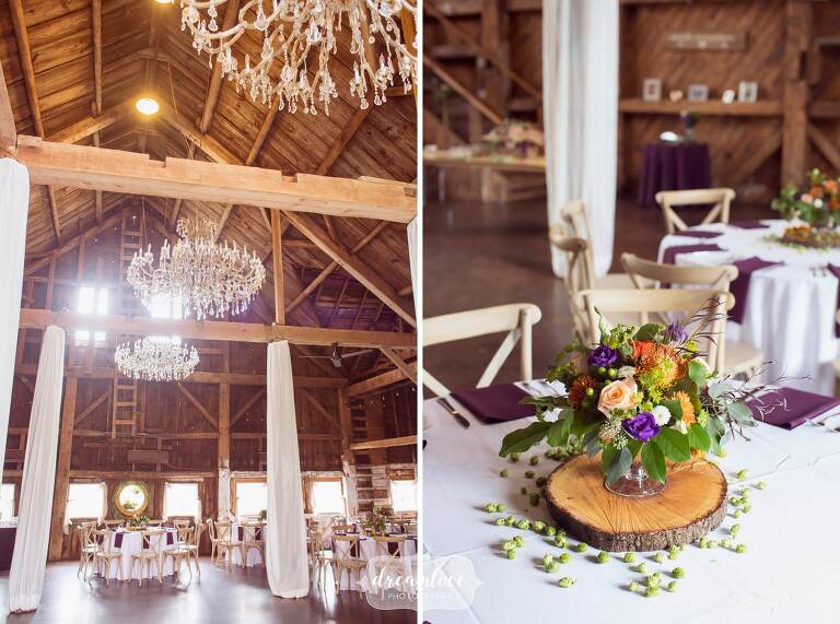 This romantic barn wedding venue in central NH is perfect for a fall wedding in New England.