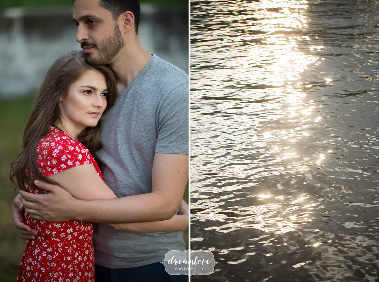 Documentary style engagement photography in Hudson Valley.